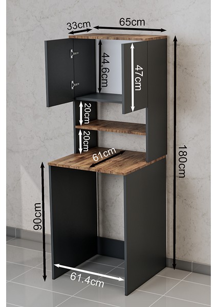 Üst Dolaplı Çamaşır Makinesi Dolabı Bn 4 fiyatları