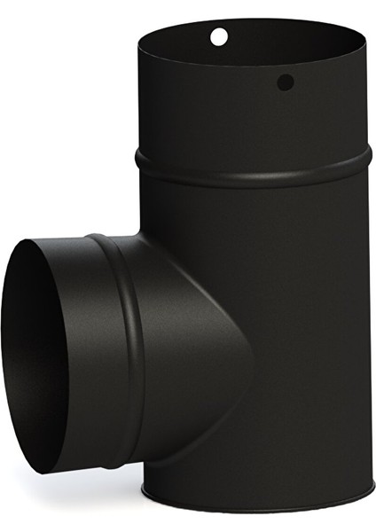 Mat Si̇yah Emaye Soba Borusu / L Di̇rsek / Çap: 13 cm