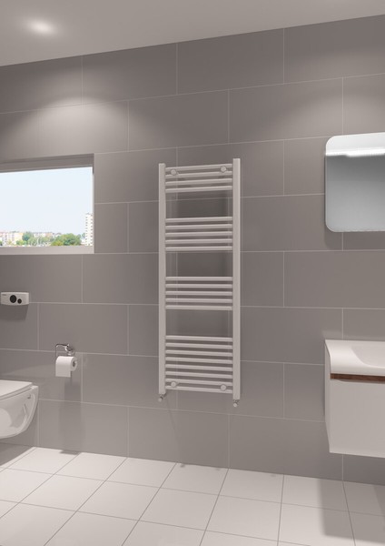 Fina Çelik Havlupan 600 x 1400 Beyaz Ral 9016 Gloss 80