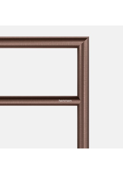 800X500 Trendy Fırça Mat Inox Bakır Paslanmaz Çelik Havlupan