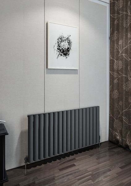 Birgi Alüminyum Radyatör 1185 x 600 Pütürlü Antrasit 7946