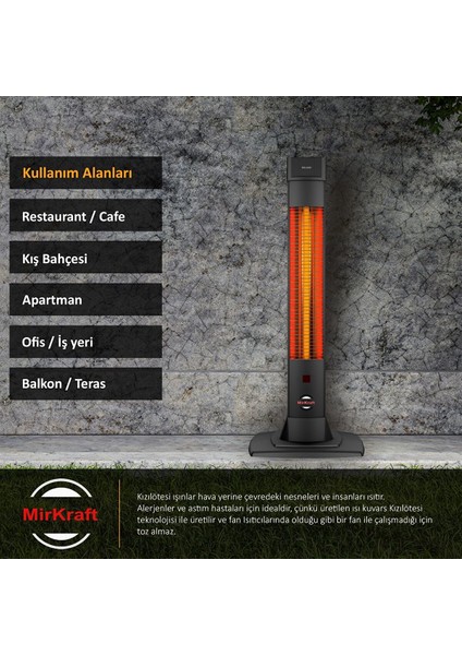 Solaris 2000 W Karbon Elektrikli Isıtıcı – Gösterge Paneli ve Uzaktan Kumanda Özellikli indirimleri