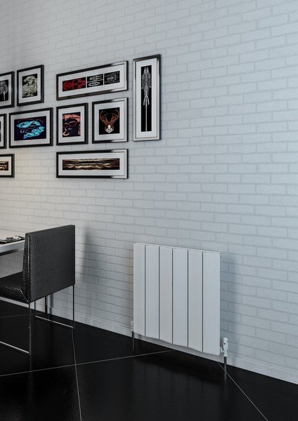 Cunda Alüminyum Radyatör 565 x 600 Pütürlü Beyaz Ral 9016