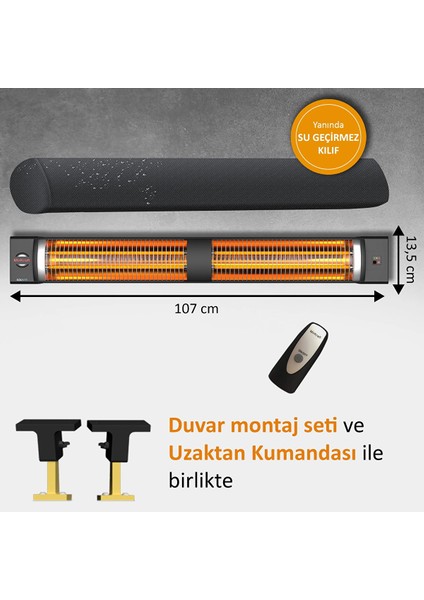 ( Square ) Elektrikli Isıtıcı - Kumandalı fiyatları