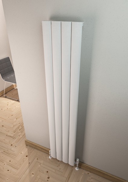 Serez Alüminyum Radyatör 375 x 1800 Pütürlü Beyaz Ral 9016 fiyatları