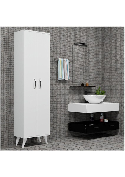 2 Kapılı 49CM Banyo Dolabi modelleri