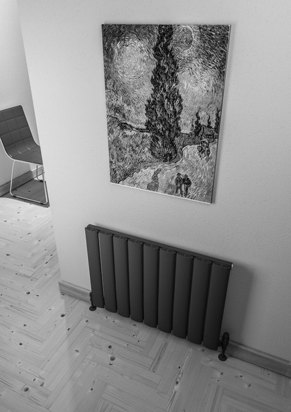 Serez Alüminyum Radyatör 850 x 600 Pütürlü Siyah Ral 9005 fiyatları