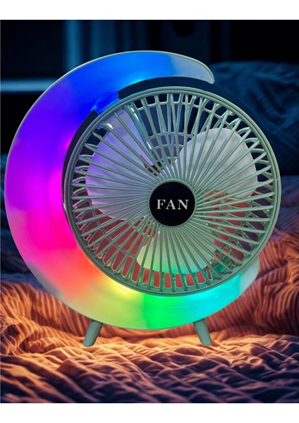 S24 Taşınabilir Masaüstü Yeşil USB Fan indirimleri