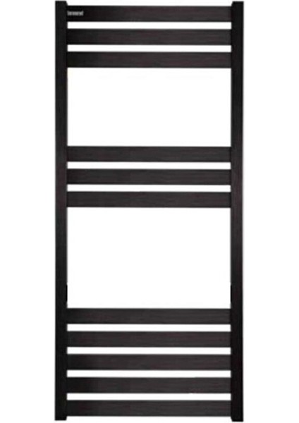 Mat Siyah Alüminyum Havlupan 50*110 cm Petsa Slim +2 Adet Radyatör Havlupan Vanası Siyah Mat 1/2' fiyatları