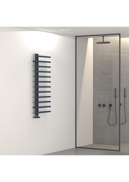 Terra L Aluminyum Havlupan 120X50CM Kumlu Antrasit