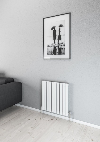 Palesa Dikey Çelik Radyatör 58,9X60 cm Beyaz Yeni Nesil 2025 Tasarım