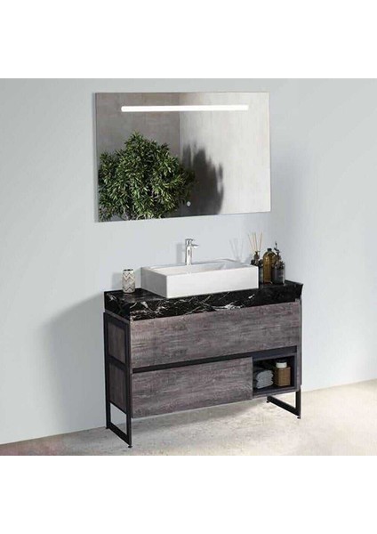 Karma Banyo Dolap Takımı Karma 55100 V31 100CM Antrasit