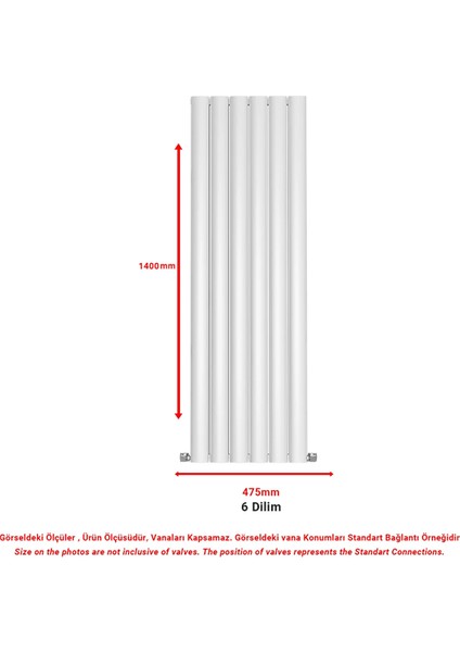 1400X475MM Lilac Dikey Beyaz Alüminyum Radyatör Dekoratif Tasarım fiyatları