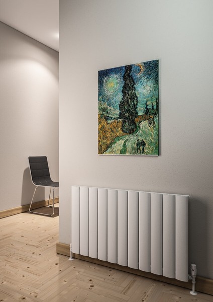 Serez Alüminyum Radyatör 1040 x 600 Pütürlü Beyaz Ral 9016
