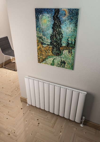 Serez Alüminyum Radyatör 1040 x 600 Pütürlü Beyaz Ral 9016 fiyatları