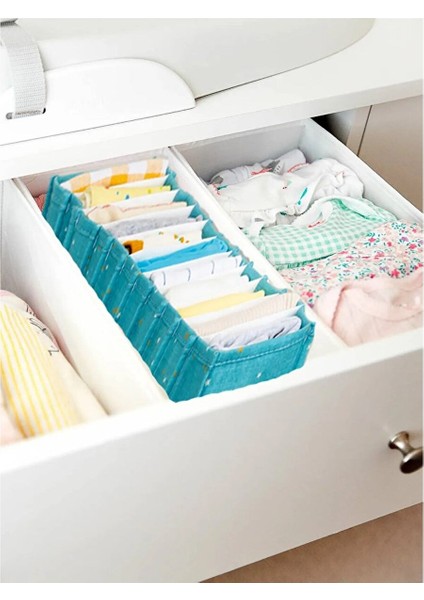Baby Akordiyon Organizer Çekmece Düzenleyici Large Turkuaz 104089 Kasa - 203 fiyatları