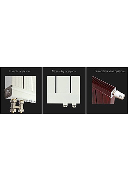 Avantgarde Serisi Alüminyum Radyatör Yükseklik 60 cm Genişlik 79 cm 14 Dilim fırsatları