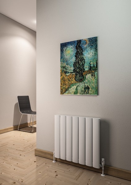 Serez Alüminyum Radyatör 660 x 600 Pütürlü Beyaz Ral 9016