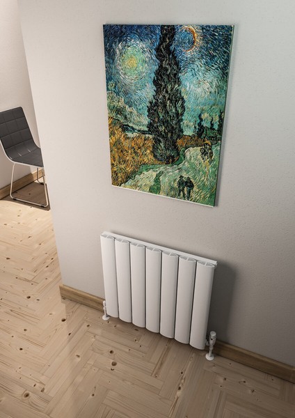 Serez Alüminyum Radyatör 660 x 600 Pütürlü Beyaz Ral 9016 fiyatları