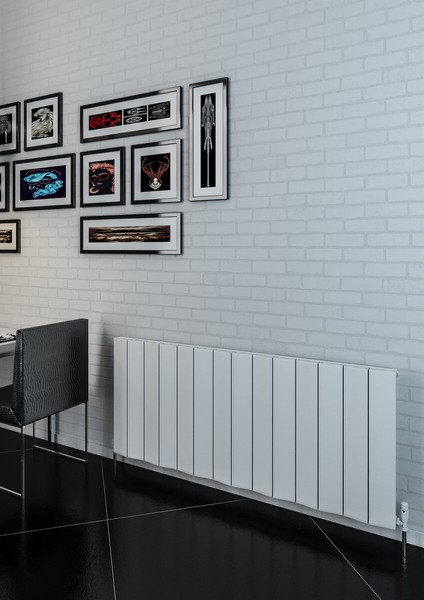 Cunda Alüminyum Radyatör 1325 x 600 Pütürlü Beyaz Ral 9016
