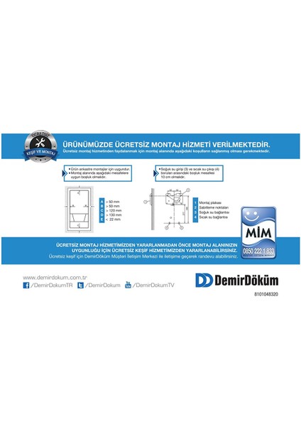 Ddei 21B Elektrikli Şofben 21KW Trifaze 8 Litre/dk, Montaj Dahil
