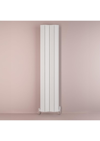 Cunda 2025 Tasarım Yeni Nesil Alüminyum Dizayn Panel Radyatör En:37,5 cm x BOY:180 cm Beyaz