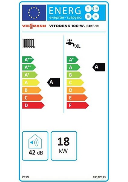 Vitodens 100-W 19/27 Kw 16.000 Kcal Tam Yoğuşmalı Kombi