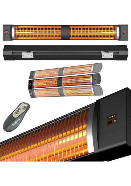 Square 2800W Kumandali 2 Kademe Isitici