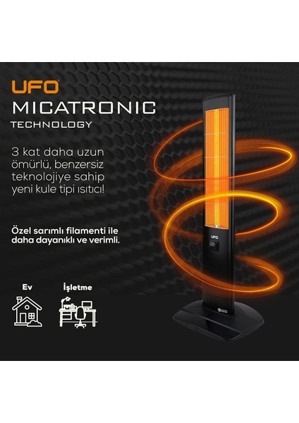 Micatronic 2400 Watt Termostatlı Kule Tipi Isıtıcı indirimleri