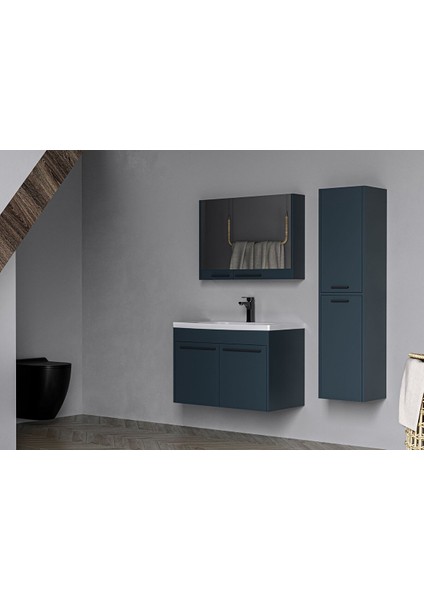 Kea Basic Banyo Dolab Takimi Antrasi̇t 65 cm