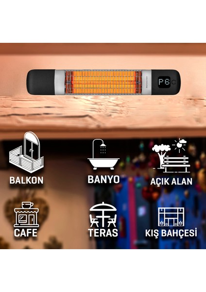 Smarty Wl Mini Duvar Tipi 1200 W Siyah Elektrikli Isıtıcı indirimleri