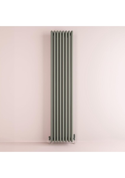 Punta 2025 Tasarım Yeni Nesil Alüminyum Dizayn Panel Radyatör En:37,5 cm x BOY:180 cm Antrasi̇t