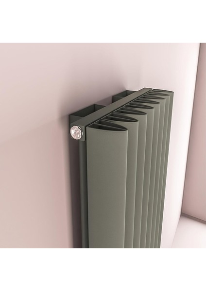 Punta 2025 Tasarım Yeni Nesil Alüminyum Dizayn Panel Radyatör En:37,5 cm x BOY:180 cm Antrasi̇t fırsatları