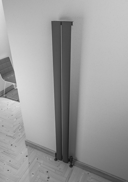 Serez Alüminyum Radyatör 185 x 1800 Pütürlü Siyah Ral 9005 fiyatları
