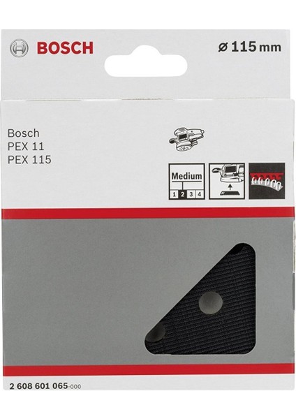 115 mm Zımpara Tabanı Orta Sert PEX 2608601065 fiyatları
