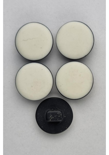 En Küçük Boy Akrilik Süet Beyaz Kaban Çeket Hırka Yelek Düğmesi 5 Adet