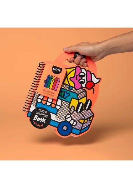 Super Coloring & Stickers Book - Yummy