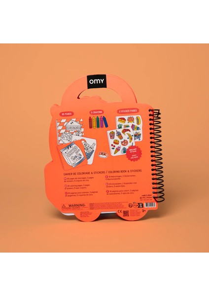 Super Coloring & Stickers Book - Yummy indirimleri