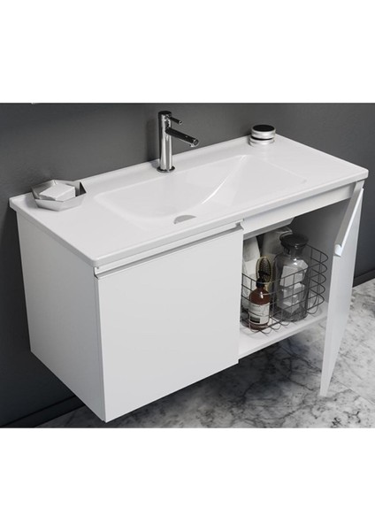 Terme 100 cm Kaşmir Banyo Dolabı Takımı fiyatları