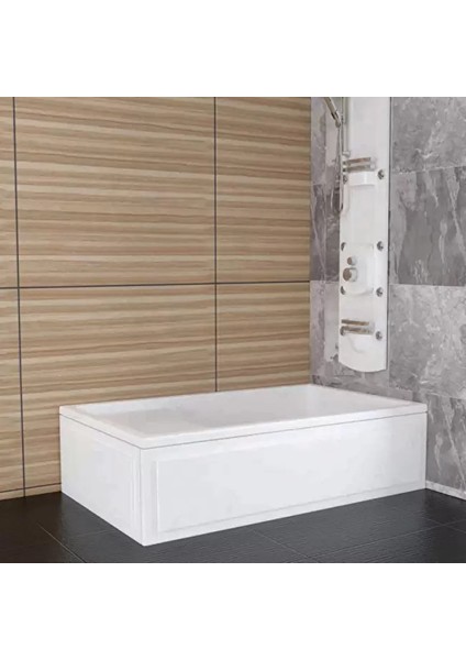 130X80X44 Mini Oturmalı Düz Küvet