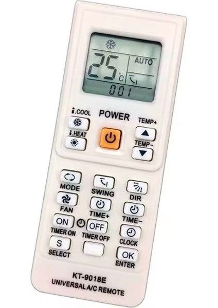 Kt 9018E Beyaz Akıllı Universal Klima Kumandası