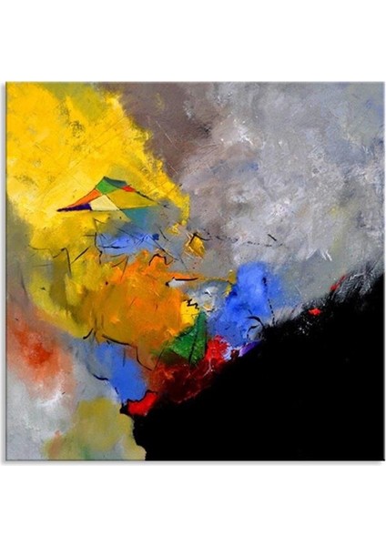 Uçurtma - Yağlı Boya Dokulu Tablo Çerçeve - Siyah 80X80 cm fiyatları
