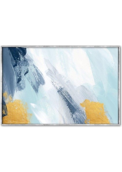 Tablolife Brush Strokes - Yağlı Boya Dokulu Tablo 100X150 Çerçeve - Gold 100X150 cm fiyatları