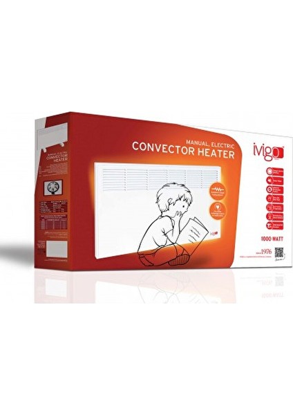 EPK4570M15B Ivigo Elektrikli Panel Konvektör Isıtıcı Manuel 1500 Watt Beyaz fırsatları