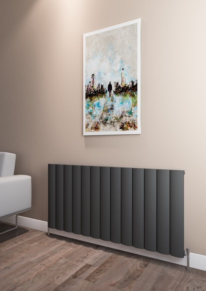 Kavala Alüminyum Radyatör 1230 x 600 Pütürlü Antrasit 7946
