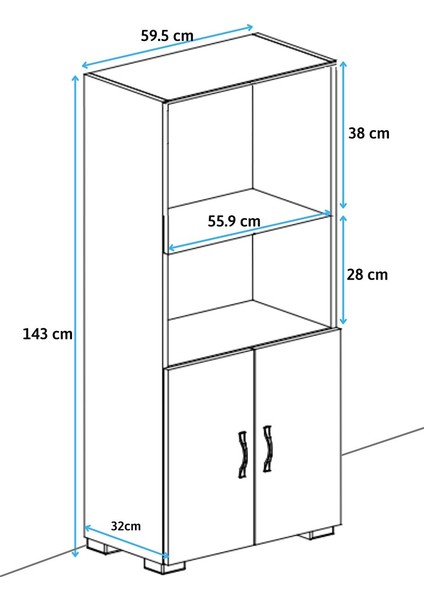 Fırın Dolabı , 2 Kapaklı Bölmeli Mikrodalga Fırın Dolabı Mini Fırın Mutfak Dolabı 2 Kapılı fiyatları