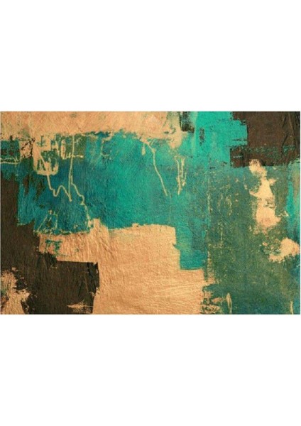 Tablolife Turkuaz Günler - Yağlı Boya Dokulu Tablo 100X150 Çerçeve - Siyah 100X150 cm fiyatları
