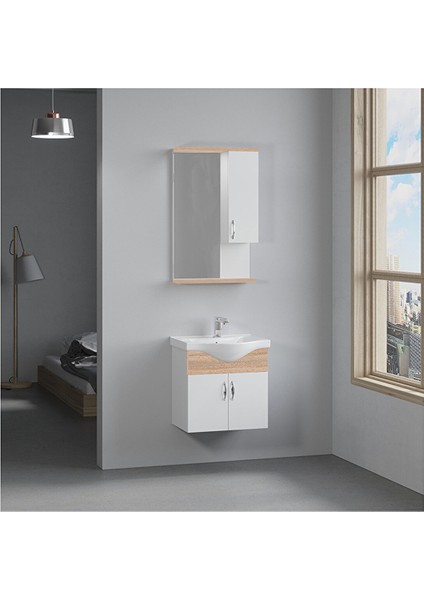 Akyazı Banyo Dolabı Sonoma 55 cm
