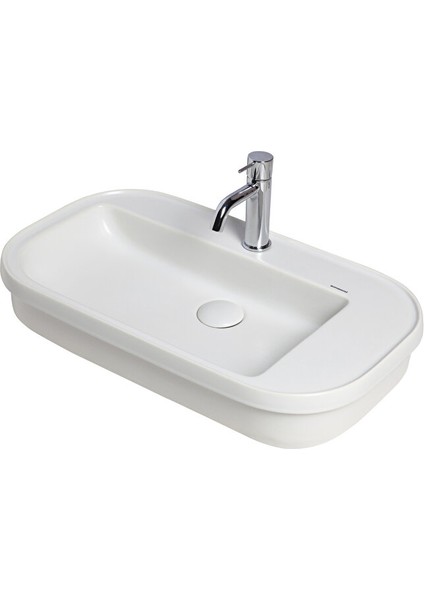 Sargas 70 cm Parlak Beyaz Lavabo - LV1241