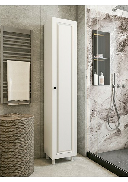 Çok Amaçlı Dolap Parlak Beyaz Country Banyo Dolabı fiyatları